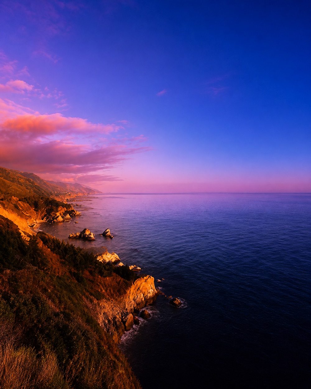 Crépuscule violet